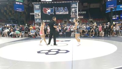 130 lbs Champ. Rd Of 32 - Lauren Elsmore, Minnesota vs Sara Pauls, New York