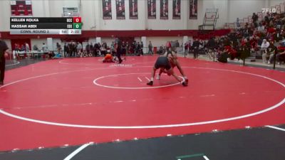 157 lbs Cons. Round 3 - Hassan Abdi, Evergreen State College vs Kellen Kolka, Umpqua Community College