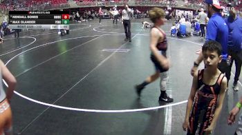 112 lbs 7th Place Match - Max Olander, Ponca Spears Wrestling Club vs Kendall Sones, Meridian Mustang Wrestling Club