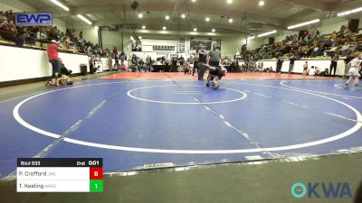 64 lbs Semifinal - Hayden Wenetshlager, Salina Wrestling Club vs Wyatt Holtz, Wagoner Takedown Club