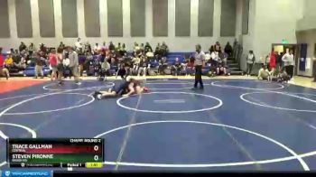 220 lbs Champ. Round 2 - Trace Gallman, Central vs Steven Pironne, Baker HS