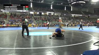 133 lbs Quarterfinal - James Anderson, Ouachita Baptist vs Hector Serratos, Neb.-Kearney