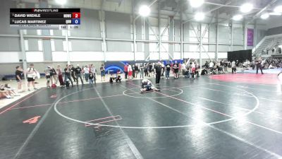 132 lbs 1st Place Match - David Wiehle, Mat Demon Wrestling Club vs Lucas Martinez, Quincy Regulator Wrestling