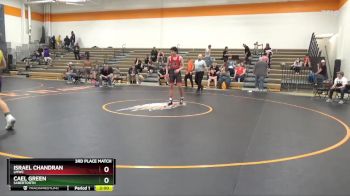 J-12 lbs 3rd Place Match - Cael Green, Sabertooth vs Israel Chandran, LMWC