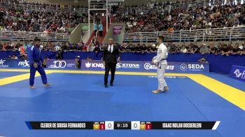 Isaac Nolan Doederlein vs Cleber De Sousa Fernandes 2025 Brasileiro Jiu-Jitsu IBJJF