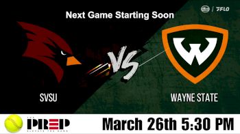 Replay: Saginaw Valley vs Wayne State (MI) | Mar 26 @ 3 PM