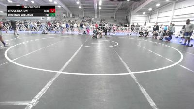 195 lbs Rr Rnd 3 - Brock Sexton, CKWA vs Zeshawn Williams, Freakztyle Wrecking Crew