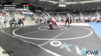 130 lbs Semifinal - Christian Garcia, Eufaula Ironheads Wrestling Club vs Bryce Rodgers, Raw Wrestling Club