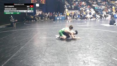 125 lbs Round Of 32 - Leo Joseph, Navy vs Bridger Ricks, Utah Valley