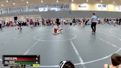 60 lbs Round 3 (6 Team) - Marcus Risk, Capital City WC vs Axl Cross, Junior Terps Xpress