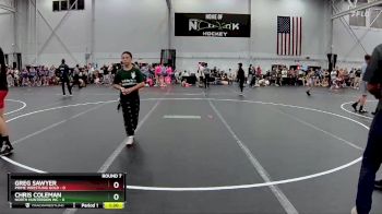 190 lbs Round 6 (8 Team) - David Christie, North Hunterdon WC vs Troy Ruffner, Clinic Wrestling