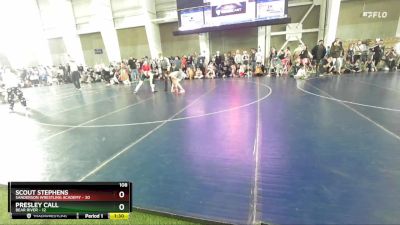 108 lbs Round 3 (4 Team) - Scout Stephens, Sanderson Wrestling Academy vs Presley Call, Bear River