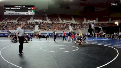 165-D4 Champ. Round 1 - Joel Baca, Morenci High School vs Andy Anguamea, Santa Cruz Valley Union High School