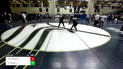 285 lbs Round Of 32 - Michael Troupe, State College vs Christian Yanes, Pennridge