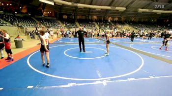 100 lbs Consi Of 4 - Sophia Bennett, Lady Outlaw Wrestling Academy vs Kenzie Vaughn, Skiatook Youth Wrestling 2022-23