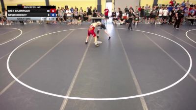 132 lbs Cons. Round 5 - Joey Enzminger, ND vs Gavin Rockey, IL
