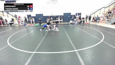 77 lbs Quarters - Landon Kratt, MN vs Vincent Zeiher, WI