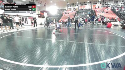 61 lbs Rr Rnd 4 - Garrett Potts, Wagoner Takedown Club vs James Evans, Bartlesville Wrestling Club
