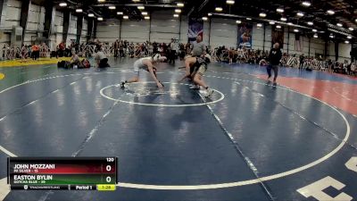 120 lbs Rd# 10- 4:00pm Saturday Final Pool - John Mozzani, PA Silver vs Easton Bylin, Gotcha Blue