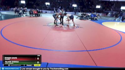 215 lbs Champ. Round 3 - Ryker Davis, Sumner vs Tejvir Dhinsa, Team Canada