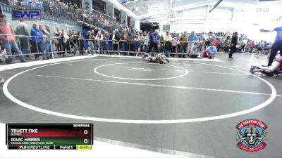 49 lbs Semifinal - Truett Fike, SlyFox vs Isaac Harris, Trailblazer Wrestling Club