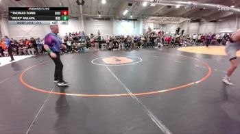 175 lbs Cons. Round 6 - Thomas Dunn, Roosevelt vs Ricky Aulava, Widefield