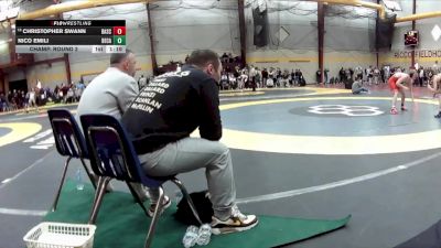 120 lbs Champ. Round 2 - Nico Emili, Bethlehem Catholic vs Christopher Swann, Baylor School
