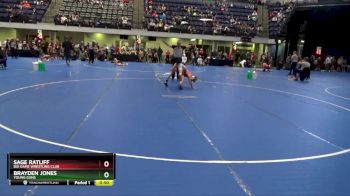 75 lbs Cons. Round 4 - Sage Ratliff, Big Game Wrestling Club vs Brayden Jones, Young Guns