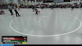 120 lbs Cons. Round 4 - Lowe Isaac, Lake Gibson High School Wrestling vs Jacksyn Thorpe, Askren Wrestling Academy