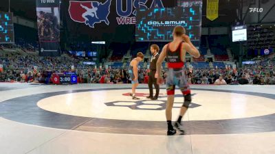 100 lbs Cons. Rd Of 16 - Casey Powers, NY vs Jaxsen Vestal, IA