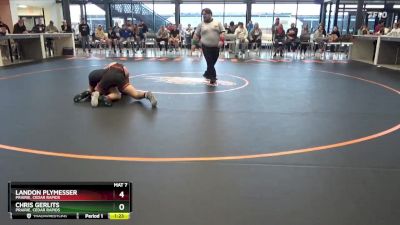 JV-15 lbs Round 1 - Landon Plymesser, Prairie, Cedar Rapids vs Chris Gerlits, Prairie, Cedar Rapids