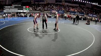 D 3 113 lbs Cons. Round 3 - Kolson Yost, Rosepine vs Owen Kennerson, Opelousas Catholic