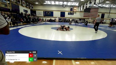 141 lbs Round Of 16 - Mason Basara, Worcester Polytechnic vs Daniel Echeverria, Trinity
