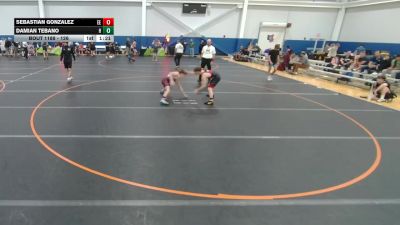 126 lbs Champ. Round 4 - Sebastian Gonzalez, Eagle Empire vs Damian Tebano, Hammers