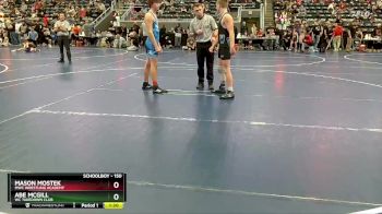 150 lbs Cons. Round 2 - Abe McGill, WC Takedown Club vs Mason Mostek, MWC Wrestling Academy