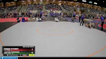 162 lbs Finals (8 Team) - Parker Mckibbin, Tillamook vs Ashton Swanson, Sweet Home