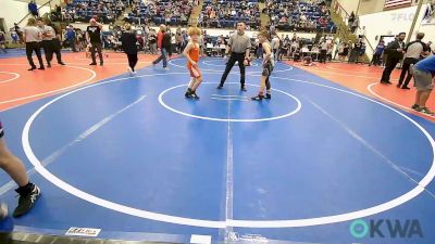 92 lbs Consi Of 4 - Michael Dawson, Pawhuska Elks Takedown vs Camden Crandfield, Pocola Youth Wrestling