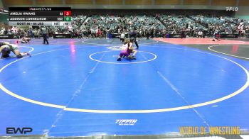 66 lbs 5th Place - Amelia Hwang, NA vs Addison Cornelison, Rose City Alliance