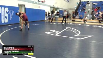 133 lbs Placement Matches (8 Team) - Anthony Pererya, Cerritos vs David Saenz, Mt. San Antonio College