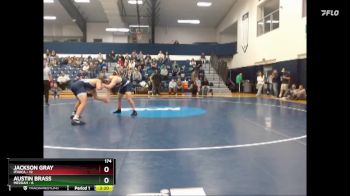 174 lbs Finals (2 Team) - Jackson Gray, Ithaca vs Austin Brass, Messiah