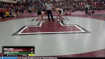 S-15 lbs Semifinal - Will Casey, Western Dubuque Little Bobcats vs Robert Williams, Indee Mat Club