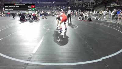 117 lbs Quarterfinal - Taylor ORourke, Marlton vs Ava Drew, Mount Olive