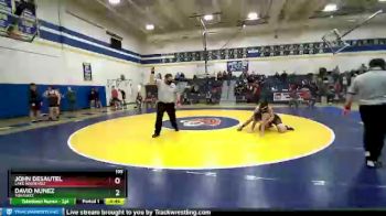 195 lbs 3rd Place Match - John Desautel, Lake Roosevelt vs David Nunez, Tonasket