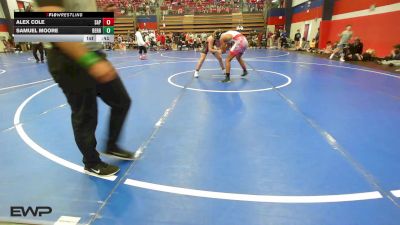 150 lbs Consi Of 8 #2 - Alex Cole, Sapulpa vs Samuel Moore, Berryhill High School