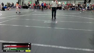 56 lbs Round 3 (4 Team) - Cooper Cerefice, PA Alliance vs Lorenzo Toribio, GPS