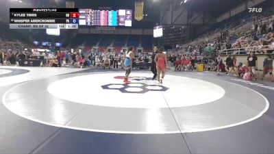 155 lbs Champ. Rd Of 32 - KyLee Tibbs, OH vs Whisper Abercrombie, PA