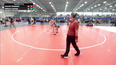 185 lbs 3rd Place - Aaliyah Grammer, MO vs Rebecca Oetken, WY