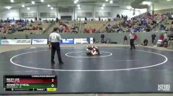 132 lbs Semis & 1st Wb (8 Team) - Kenneth O`Neal, Nolensville vs Riley Lee, Maryville