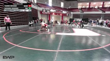 110 lbs Consi Of 4 - Yazmin Nevarez, Mcloud HS Girls vs Savanna Hendren, Pawhuska High School Girls
