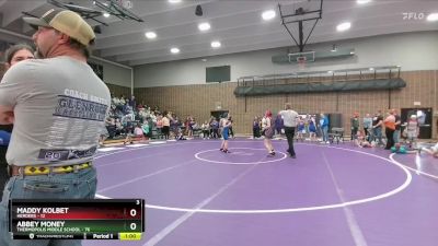 Exhibition 4 lbs Round 3 (6 Team) - Maddy Kolbet, Herders vs Abbey Money, Thermopolis Middle School